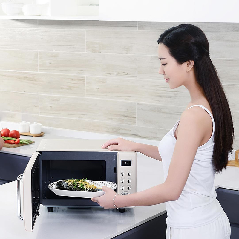 小米有品 圈廚迷你智能操作家用平板式微波爐
