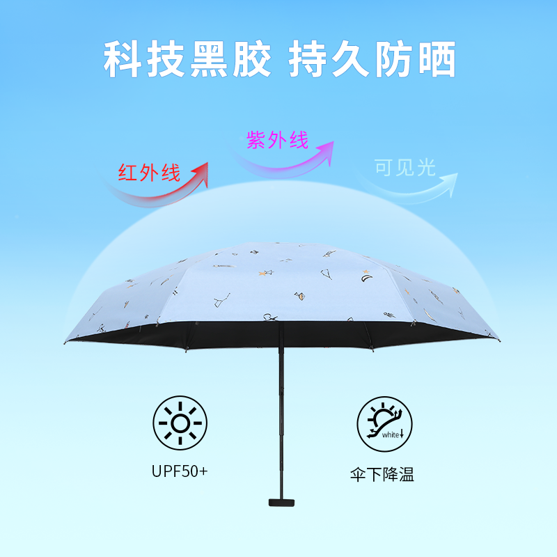 新品天堂傘太陽傘防曬防紫外線超輕