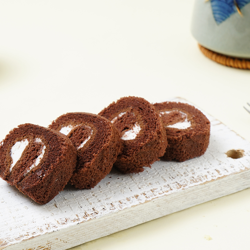 京隆法芙尼蛋糕2000g巧克力奶油夾心瑞士捲早餐糕點零食小面包