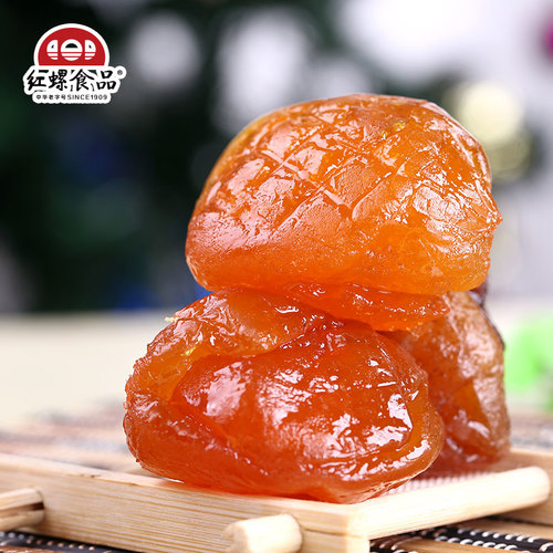 蘋果脯北京特產果脯蜜餞500g紅螺食品休閒零食大禮包美食小吃果乾