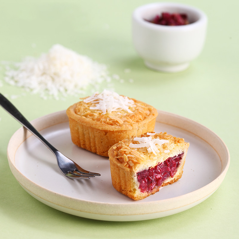 嘉華法式玫瑰海椰塔禮盒雲南特產休閒小零食品美食早餐西式糕點