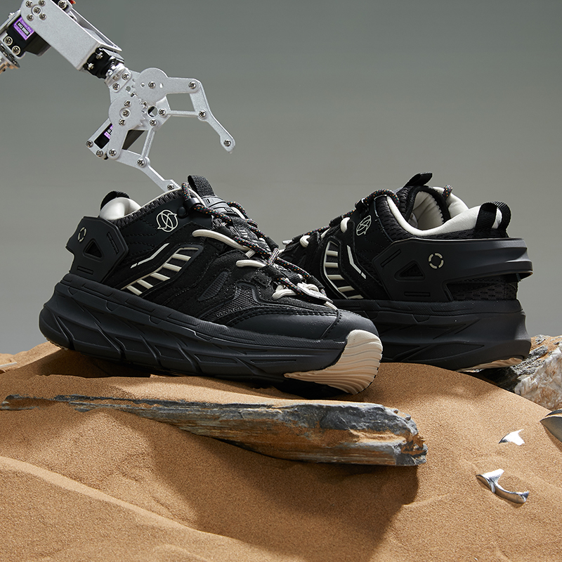 回力老爹鞋子潮流合夥人fourtry聯名款虛擬機械休閒鞋