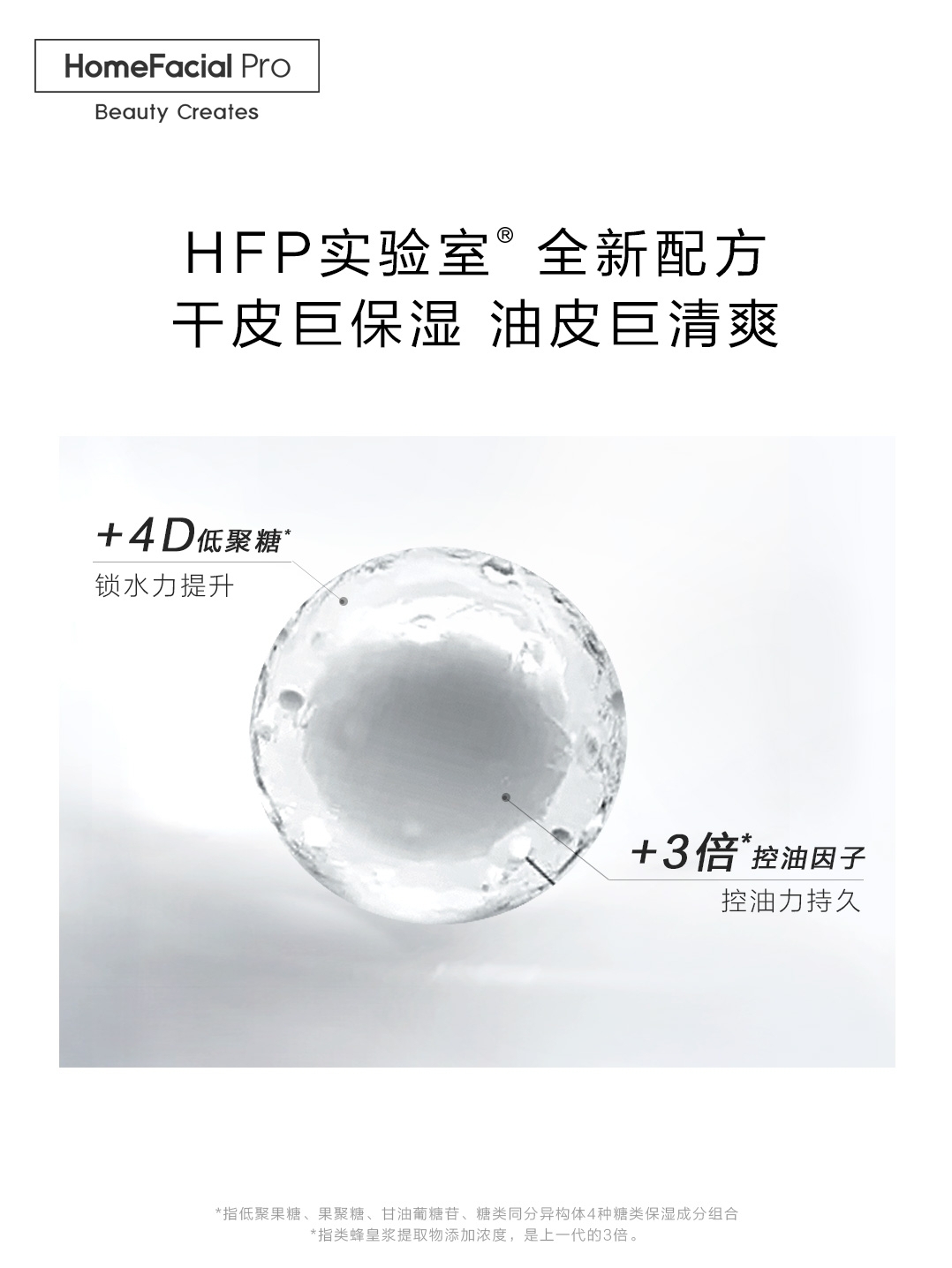 HFP低聚糖保濕乳液 夏季清爽不油膩水乳滋潤補水