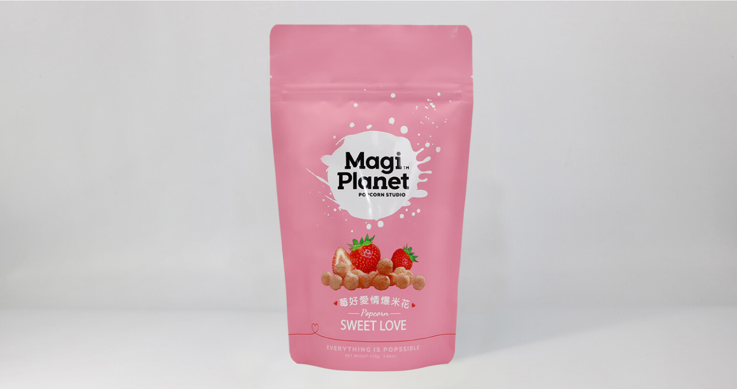 Magi Planet星球工坊爆米花 - 人氣爆棚組 (莓好愛情110g x2 +玉米濃湯110g x2)