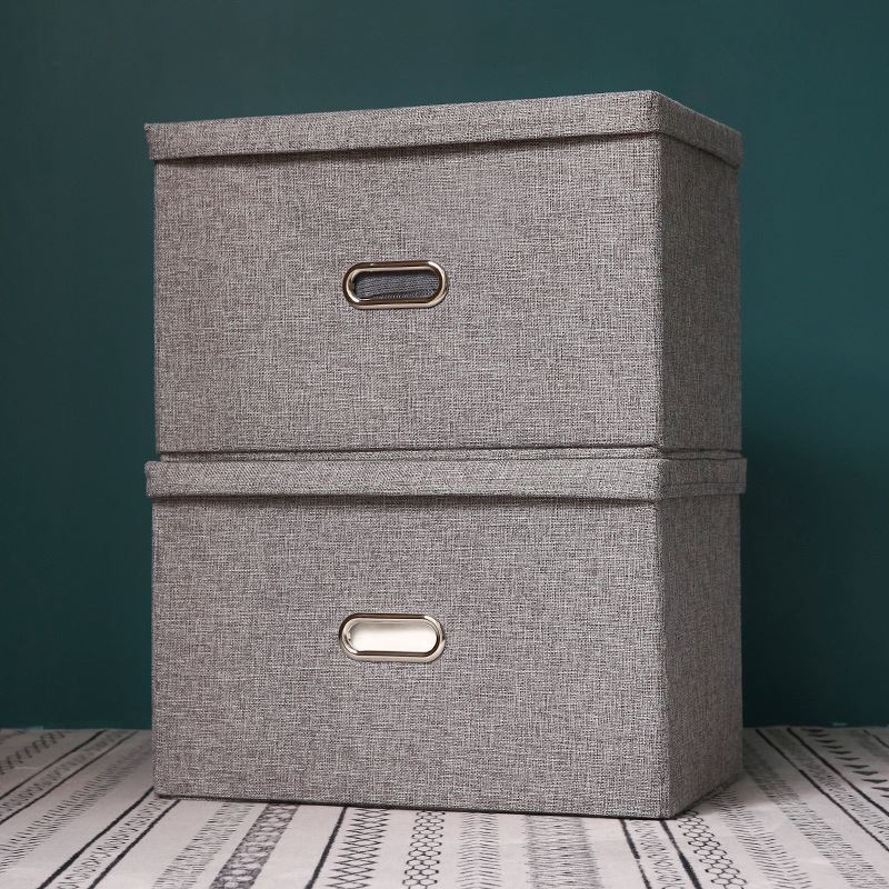 可摺疊收納箱布藝帆布衣服收納盒儲存整理箱