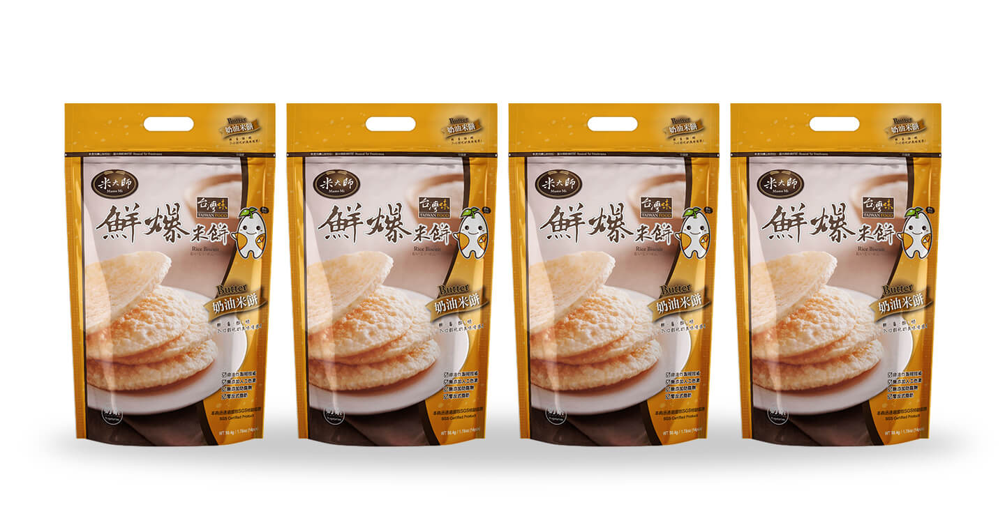 米大師 - 鮮爆米餅-奶油米餅×4包