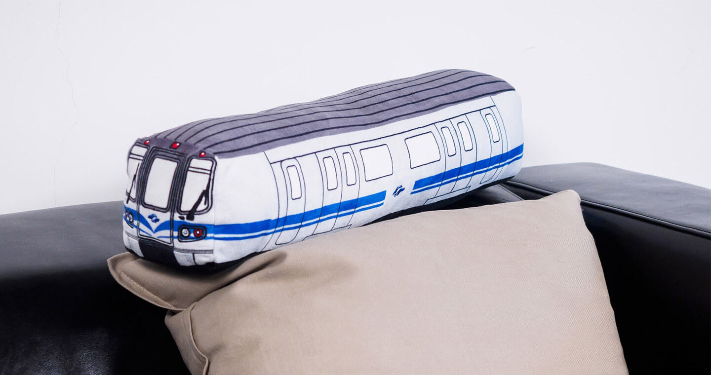 漫遊台灣 - 台北捷運 捷運日常系列-造型抱枕