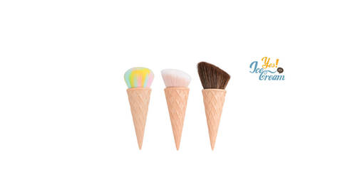 LSY 林三益 - 細節刷套組(3刷)-冰淇淋刷具
