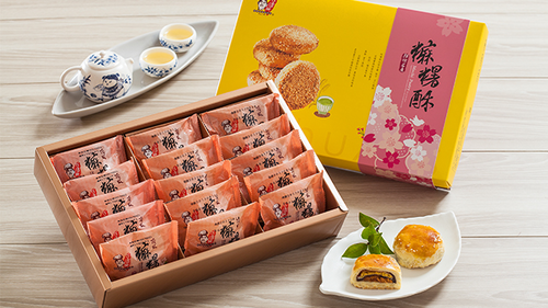 黃源興餅店 - 麻糬酥好味滿足禮盒組（麻糬酥15入）