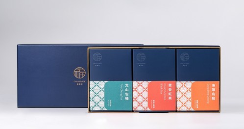 福葉茶 - 特選禮盒 - 蜜香紅茶/凍頂烏龍/文山包種茶