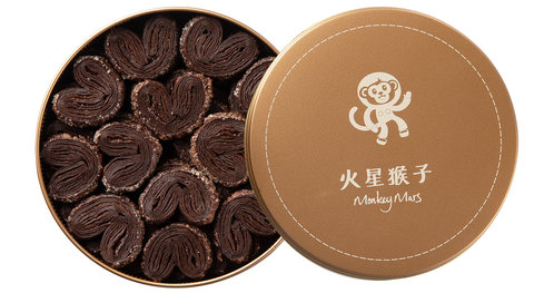 火星猴子手工餅乾 - 【monkey mars】 火星猴子 巧克力蝴蝶酥