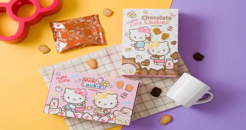 紅櫻花 - Hello Kitty 牛奶/巧克力 小曲奇 x 6盒