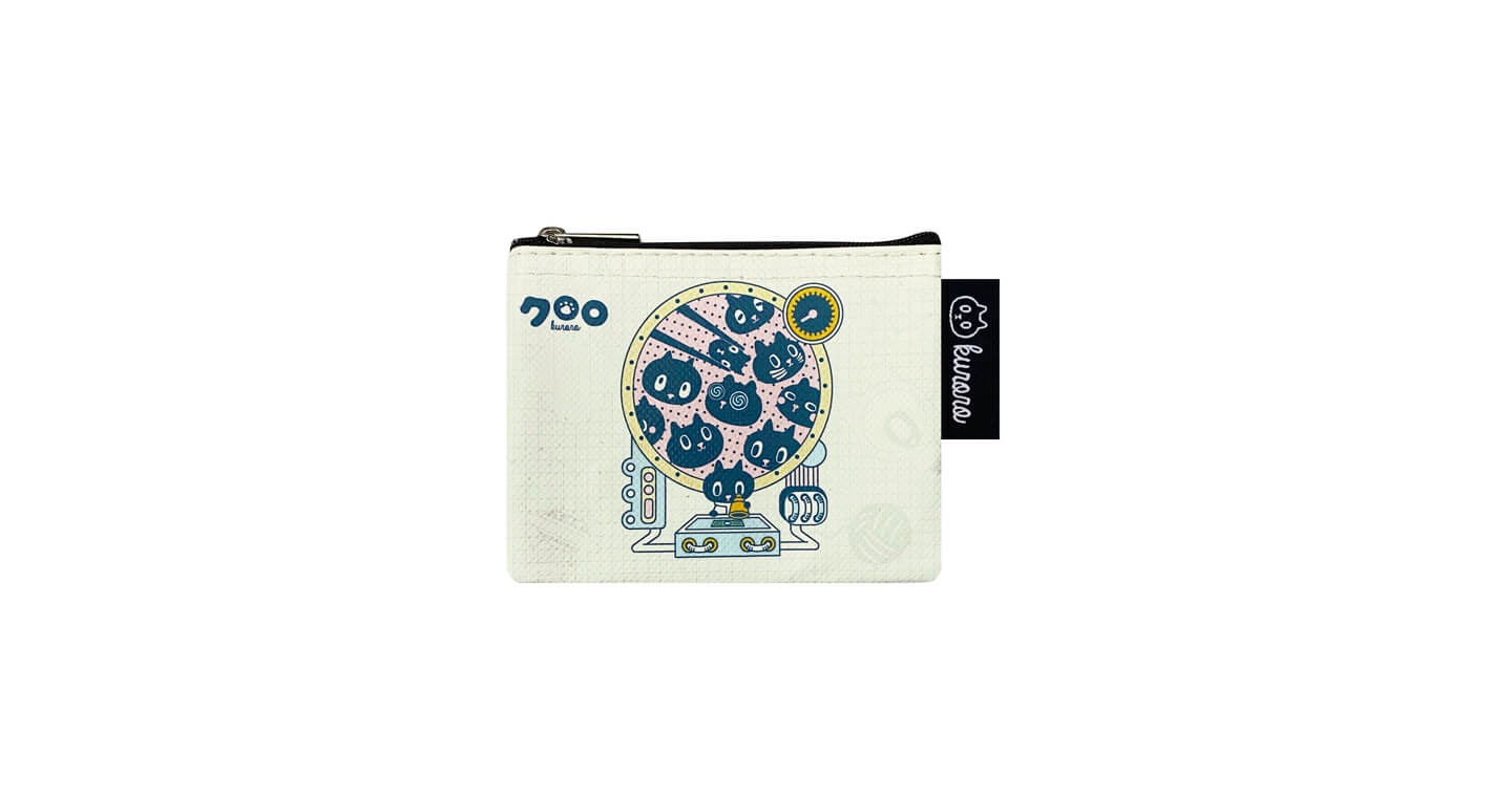 SunnyBag - Kuroro零錢包-不可思議的貓科學款(兩件組)