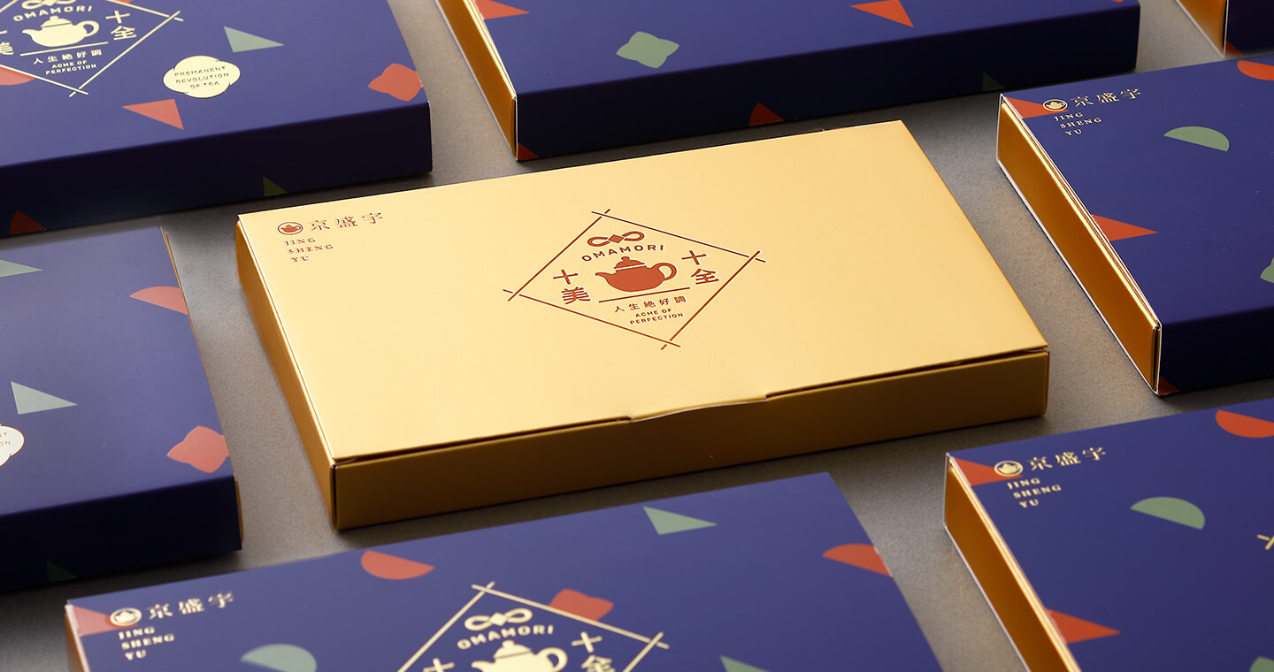 京盛宇 - 十全十美御守袋茶禮盒（十盒入）－精選10款台灣好茶，搭配10種溫暖祝福