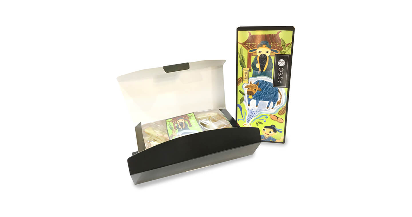 無藏 - 【茶食光光】北埔蒸菁綠茶牛軋糖(300g盒裝)*4盒