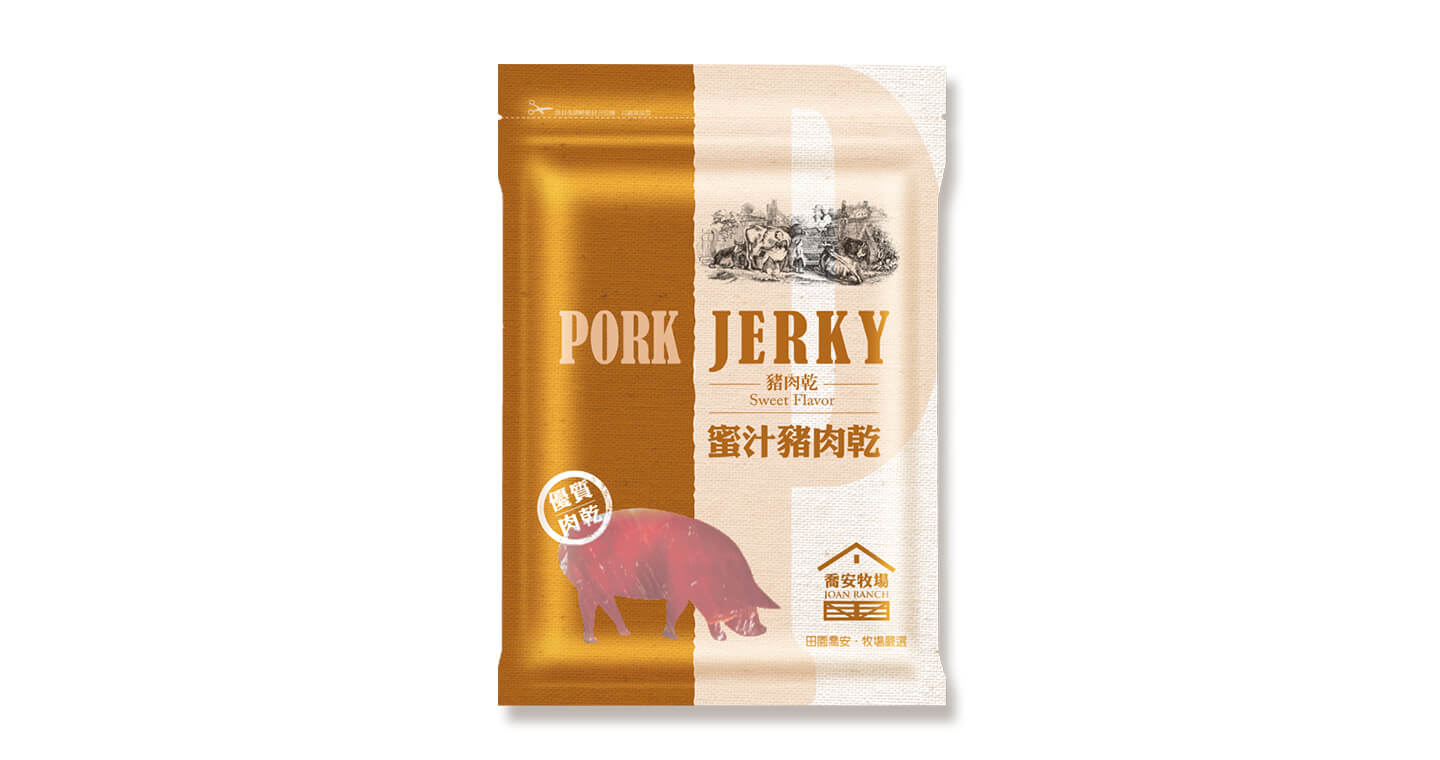 喬安牧場 - 蜜汁豬肉乾(180g) x 3包