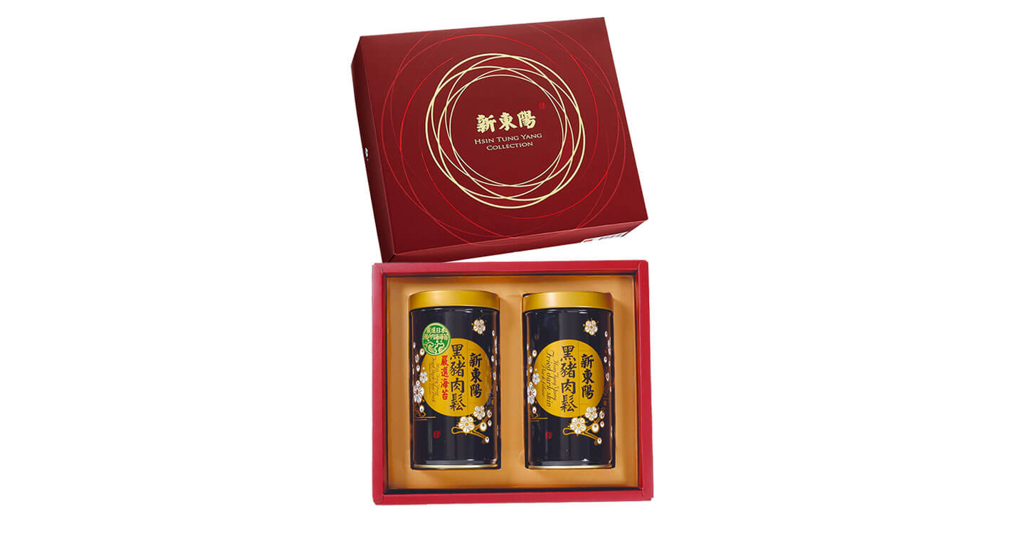 新東陽 - 435917 -B2 典雅尊貴禮盒1號*1盒 (肉鬆禮盒)(附提袋)