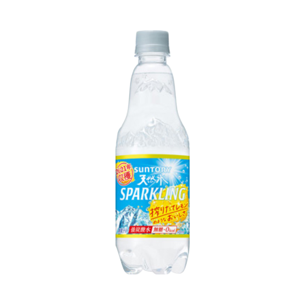 SUNTORY 三得利 清爽檸檬天然水碳酸水 500ml*24瓶