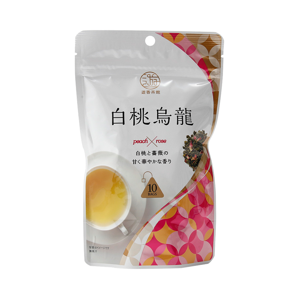 NITTOH-TEA 日東紅茶 遊香茶館茶包 白桃烏龍 10包×8袋