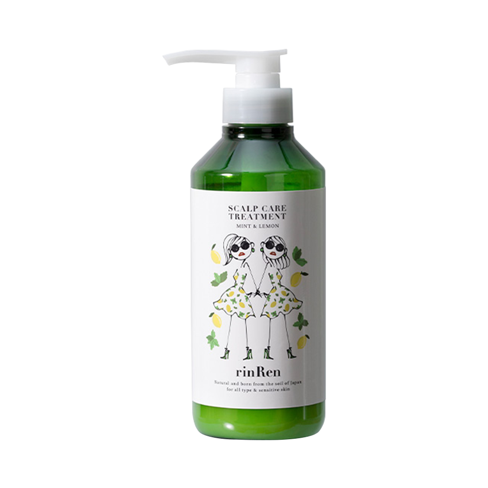 rinRen 凜戀 植物成分防脱髮護理洗護髮套裝（新舊包裝隨機發貨） 薄荷檸檬 400ml×2