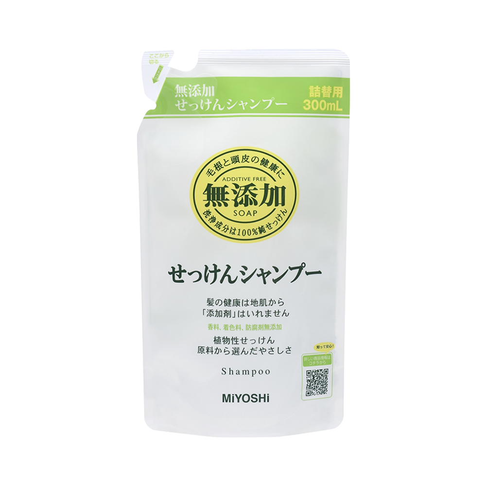 MIYOSHI 無添加植物性皂基洗髮水 替換裝 300ml