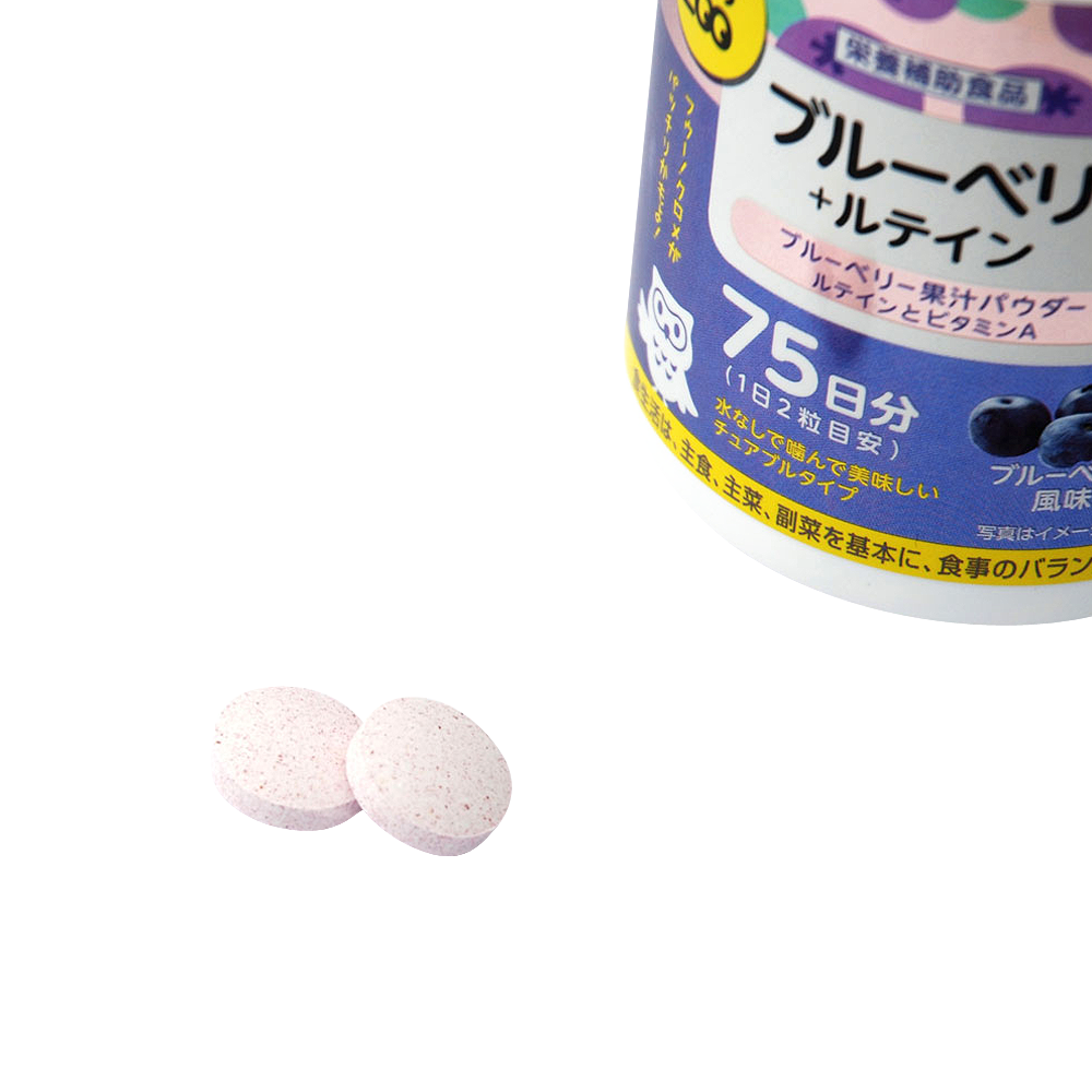 UNIMAT RIKEN ZOO營養補充咀嚼片 藍莓+葉黃素 150ｇ(1ｇ×150粒)