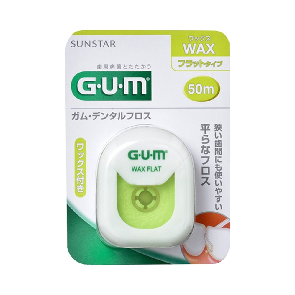GUM 扁平型細縫清潔牙線 50M 1包