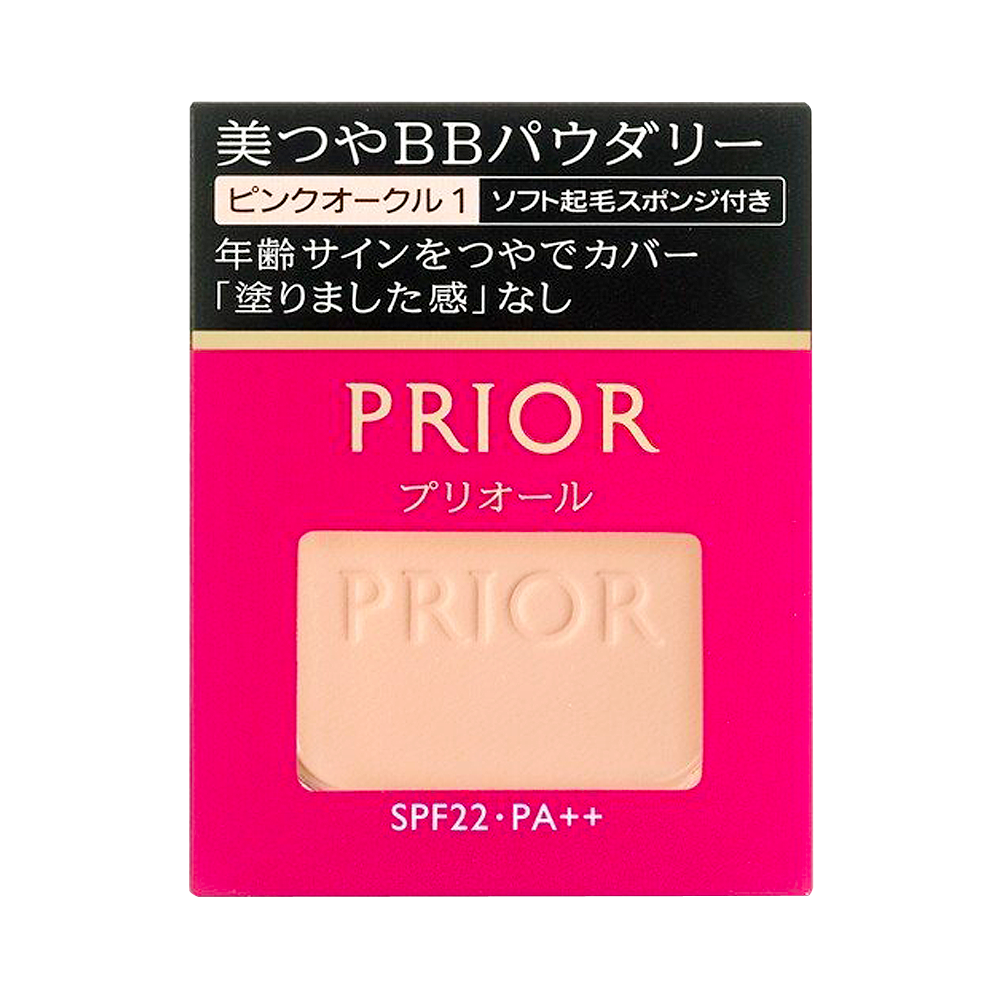 SHISEIDO 資生堂 PRIOR 美肌透明感持久控油粉餅替換裝 SPF22 PA++ 粉白 10g