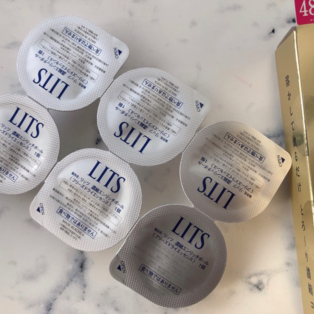 LITS 凜希 保濕緊緻淡化細紋膠原蛋白精華凍幹球 6個 x 2盒裝