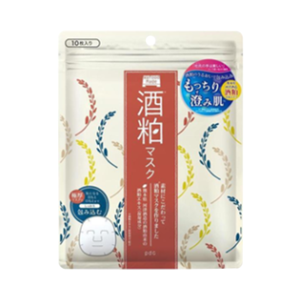 PDC 碧迪皙 日本酒糟保濕補水提亮膚色新款貼片面膜 10片