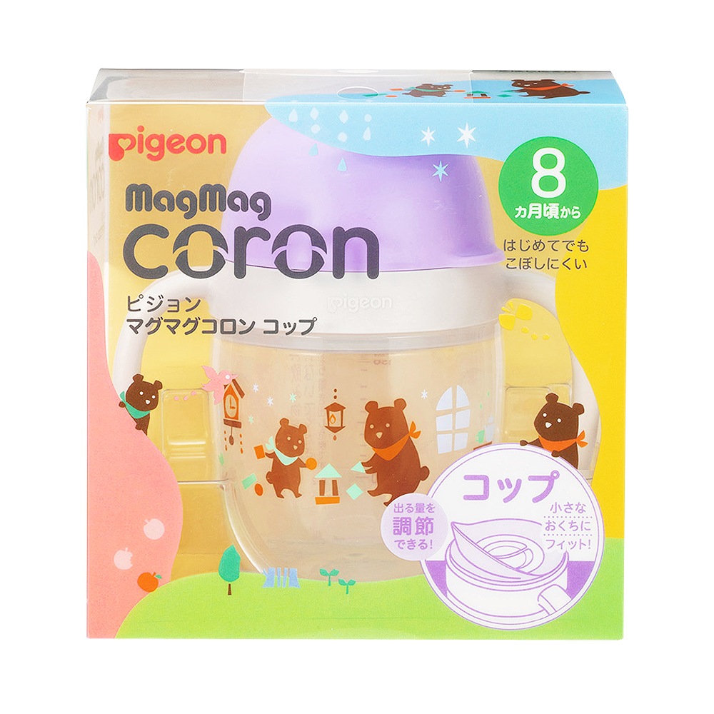 PIGEON 貝親 Magmag Coron 實用便攜可愛奶瓶 1個