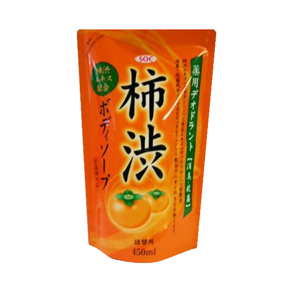 SHIBUYA OIL 澀谷油脂 SOC柿汁保濕沐浴露 替換裝 450ml