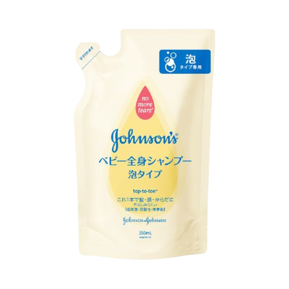 Johnson&Johnson 強生 寶寶全身洗髮沐浴露 泡沫型 替換裝 350ml