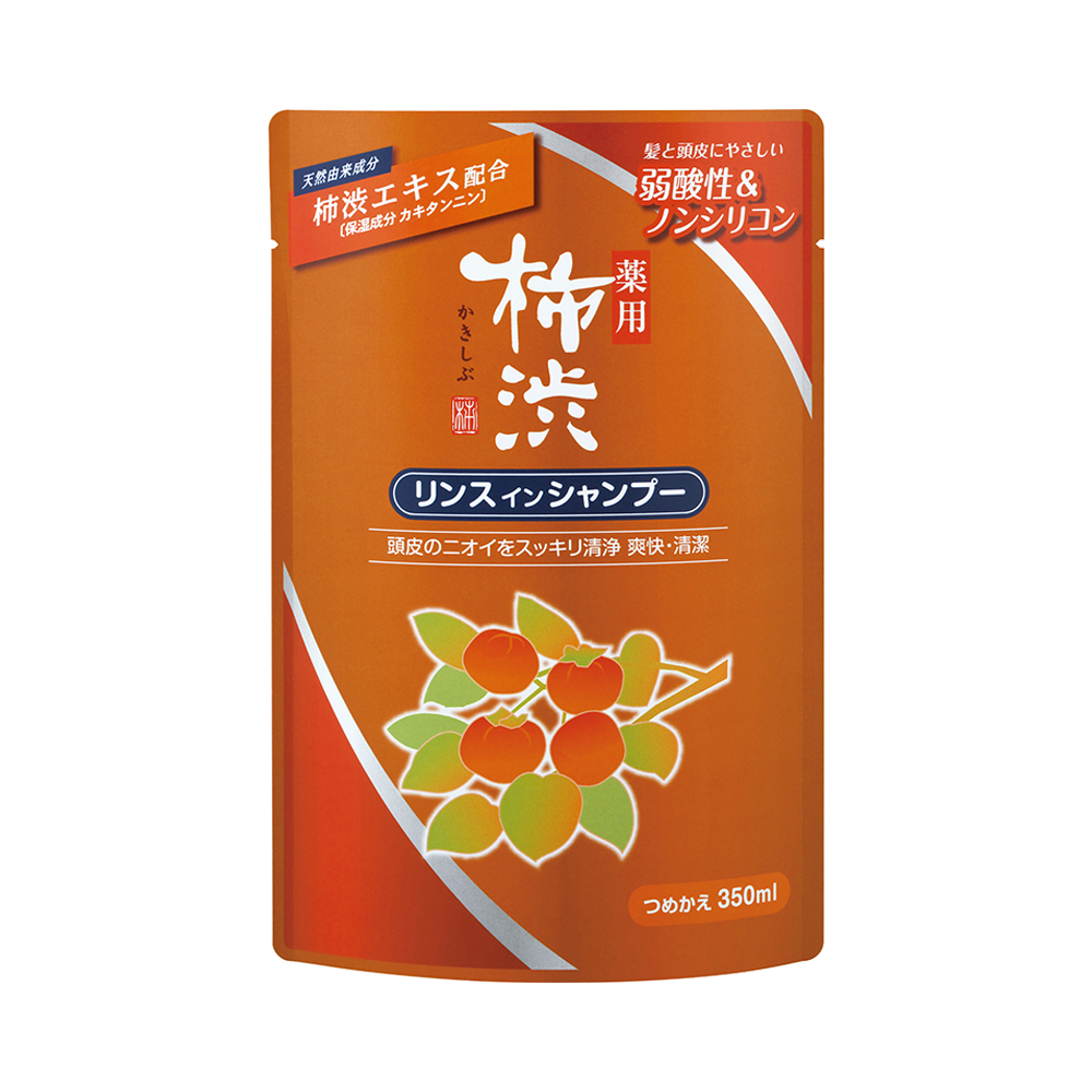 KUMANOYUSHI 熊野油脂 柿子汁洗髮水 替換裝 350ml