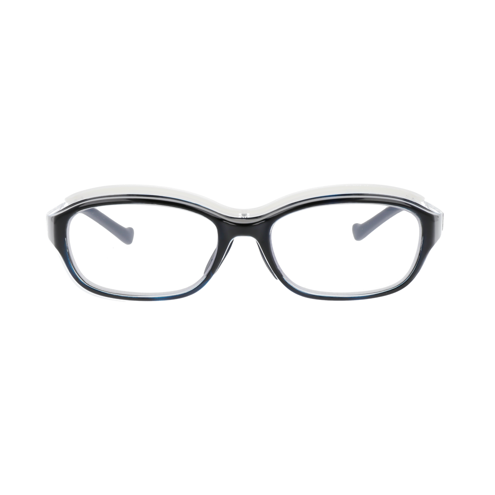 瞬足 時尚百搭簡約防花粉眼鏡SY-5002 透明深藍