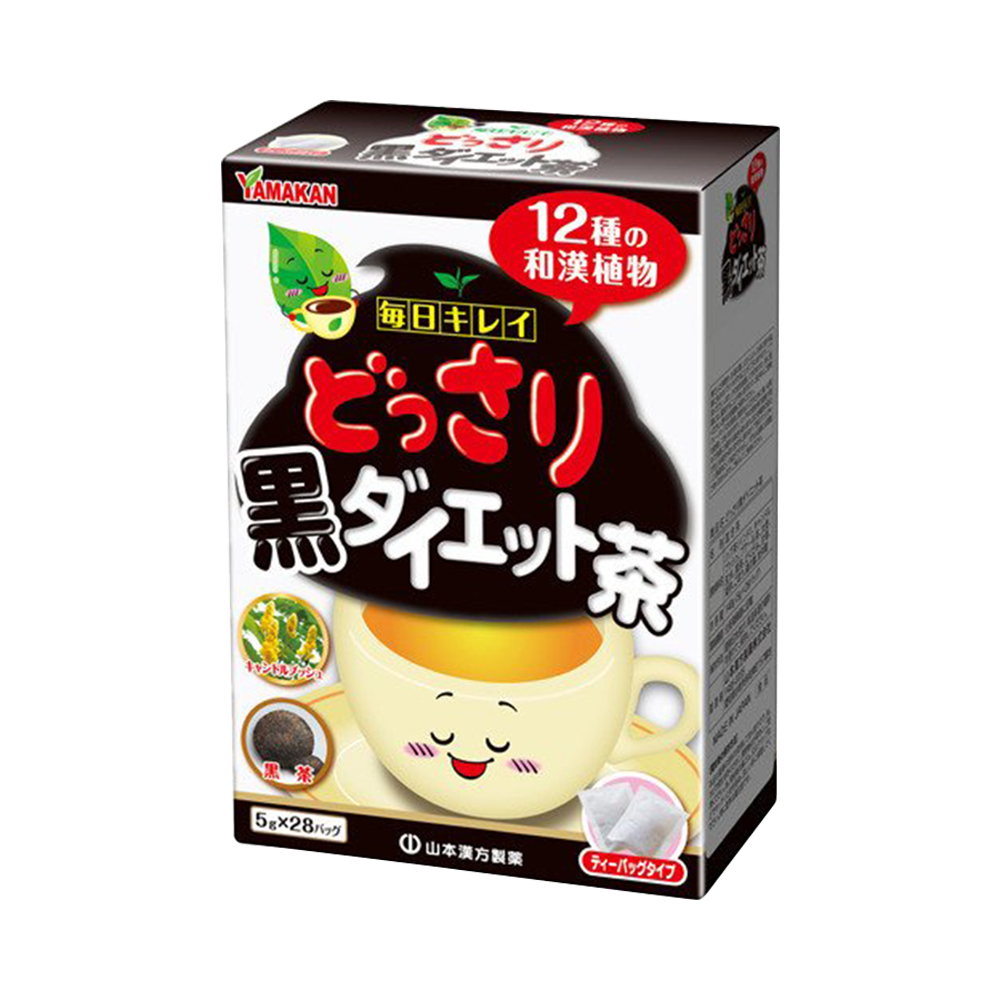 YAMAMOTO KANPO 山本漢方 健康美味復配減脂黑茶 5g×28包
