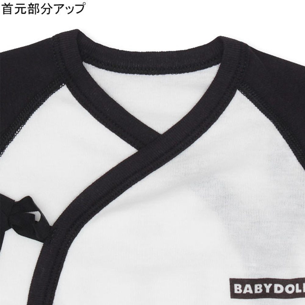 BABYDOLL 可愛舒適嬰兒連體衣4611B F（50-60cm） 黑色