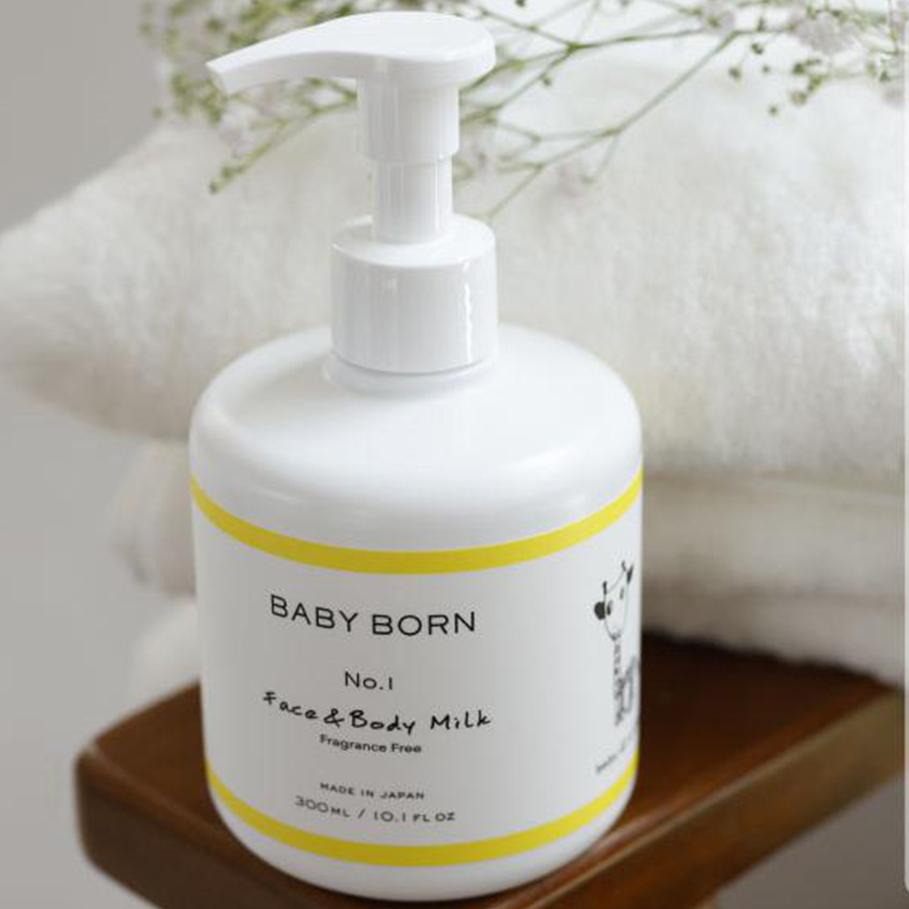 BABY BORN 温和滋潤肌膚臉部可用身體乳 300ml
