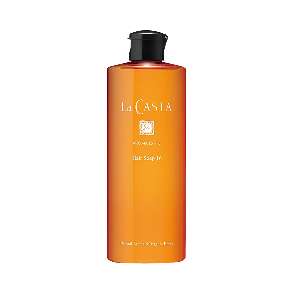 La CASTA Aroma Esthe 植物成分染色護理光澤弱酸洗髮水+發膜套裝 16 染後護色 維持光澤