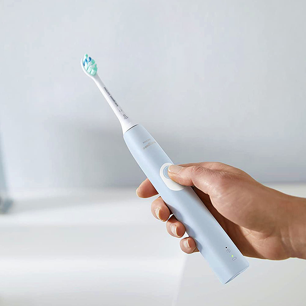 PHILIPS 飛利浦 Protect Clean 温和清潔電動牙刷 HX6803/66 淺藍色 附贈牙刷頭x1