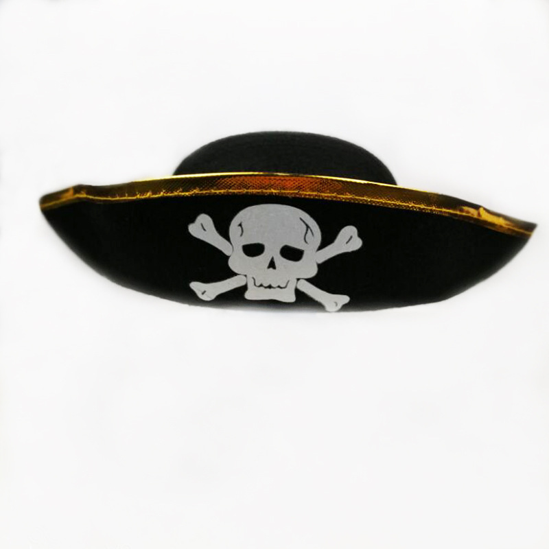 萬聖節帽子 cosplay道具派對用品海盜船長帽