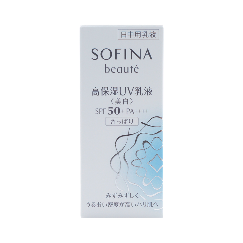 SOFINA 蘇菲娜 美顏保濕防曬乳SPF50+ 清爽型 30ml