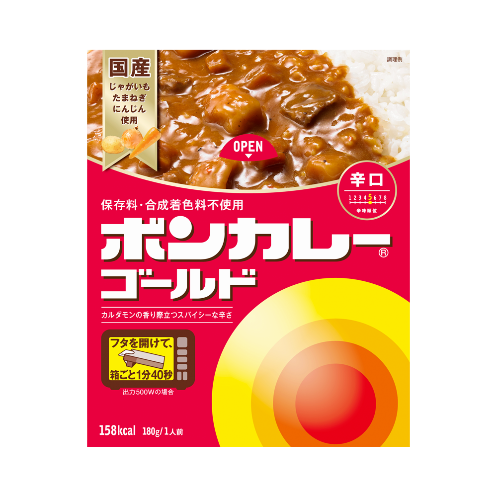 【12盒】OTSUKAFOODS 大塚食品 辣口夢咖喱 180g 1份