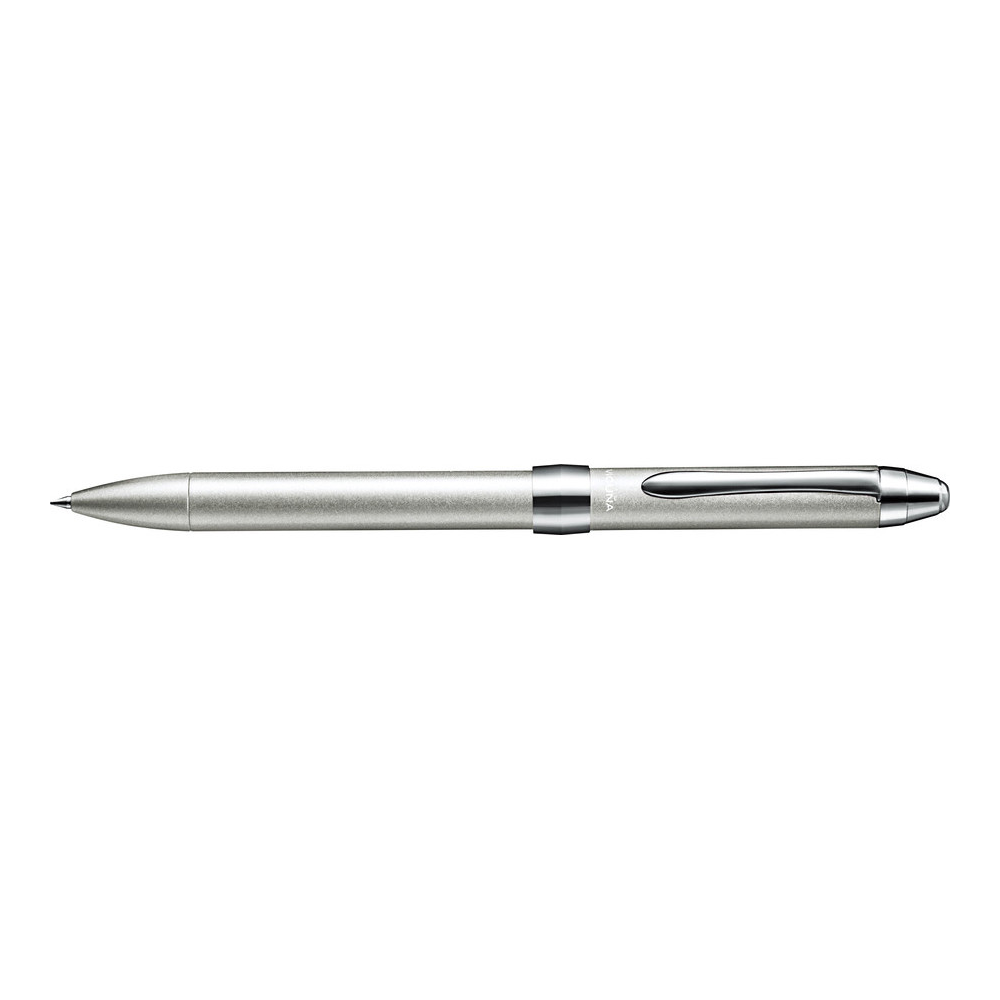 PENTEL 派通 VICUNA EX3系列多功能筆 圓珠筆2色+自動鉛筆 銀色 1支