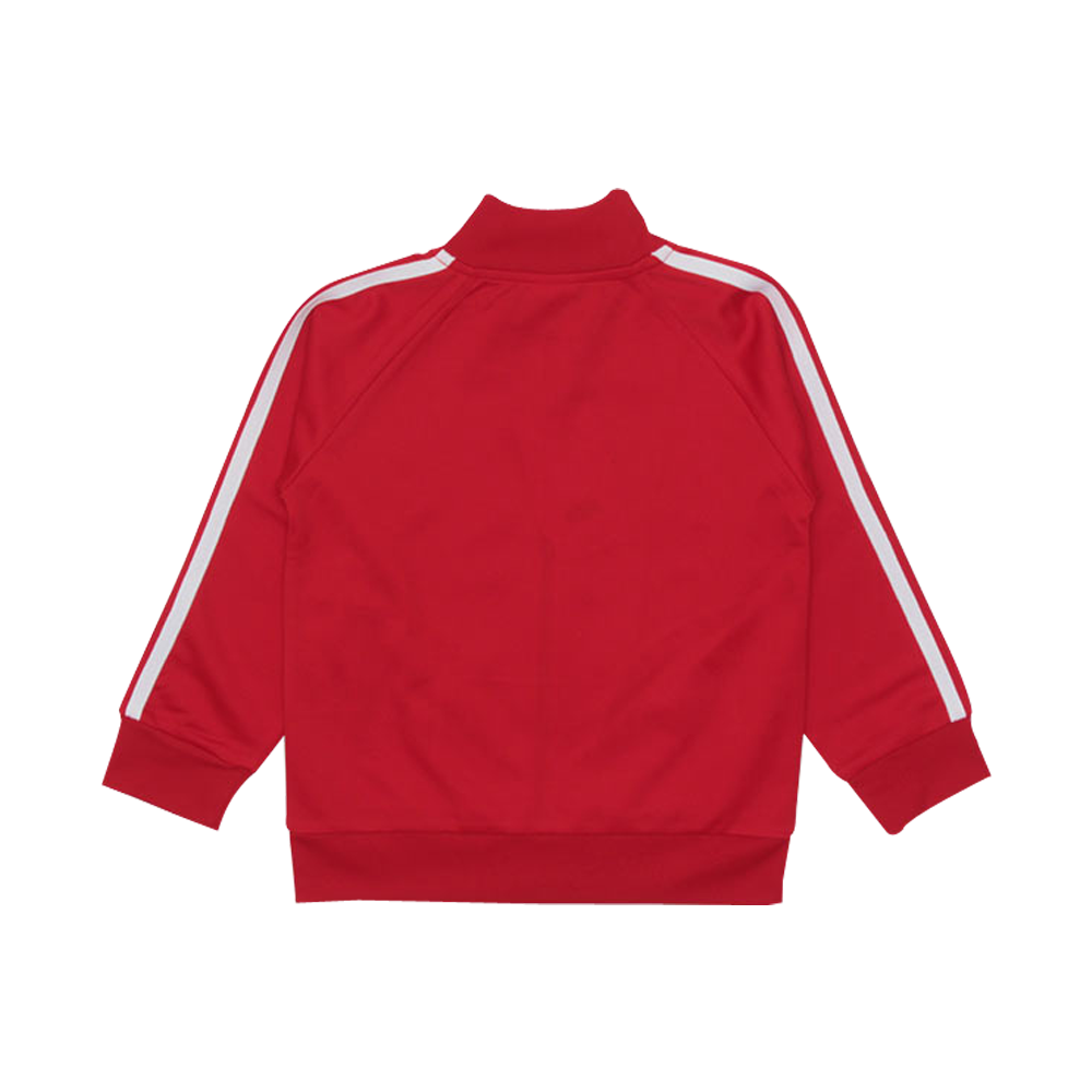 BABYDOLL 線條裝飾兒童運動夾克 紅色