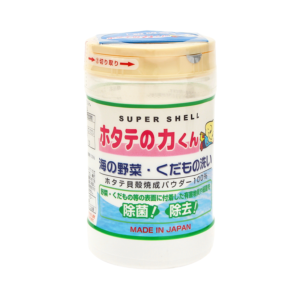 MIRACLE POWER 日本漢方研究所 貝殼粉蔬果清洗劑洗菜粉 90g×3