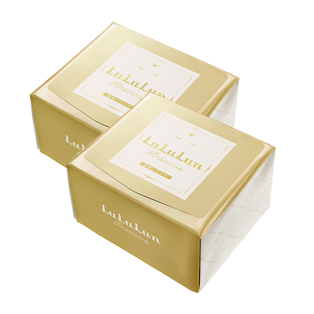 LULULUN precious  新版駐顏亮白熟齡肌金面膜 32片 × 2盒