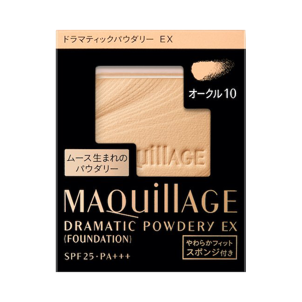 MAQuillAGE 心機 Dramatic 持久控油透明感打底粉餅 SPF25 PA++ 黃橙色