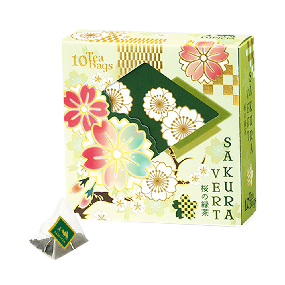 LUPICIA 櫻花限定清新風味綠茶 盒裝 2.5g×10包