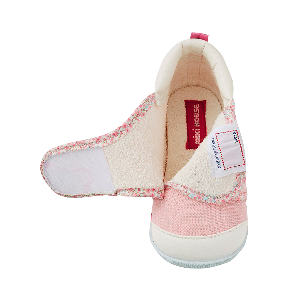 MIKIHOUSE 可愛舒適嬰兒學步鞋 一段 粉色 13cm